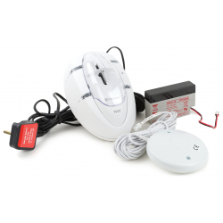 RadioLINK Alarm for Deaf/Hard of Hearing. 230V with Rechargeable Back-up. Strobe & Vibrating Pad