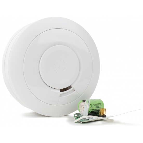 RadioLINK+ Optical Smoke Alarm. 10 Year Lithium Battery powered