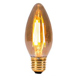 BELL 4W LED Vintage Candle - ES, Amber, 2000K