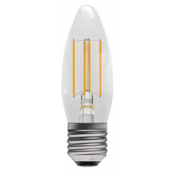 BELL Candle 4W Clear Dimmable E27 2700K 470lm