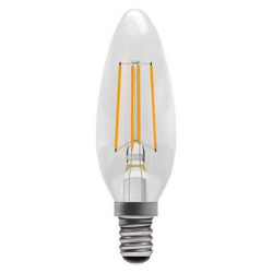 BELL Candle 4W Clear Dimmable E14 2700K 470lm