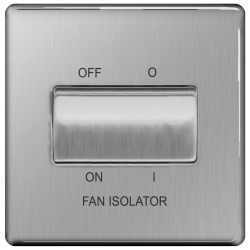 BG Br/St Screwless TP Fan ISO