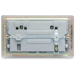 BG Br/St Screwless 2G USB Socket Grey