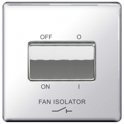 BG Pol/Chr Screwless TP Fan Iso