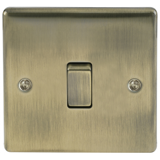 Nexus Metal Antique Brass Single Switch