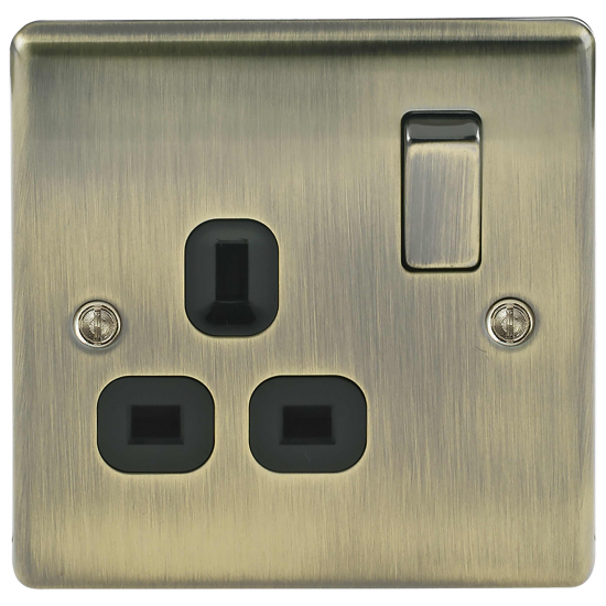 Nexus Metal Antique Brass Single Socket