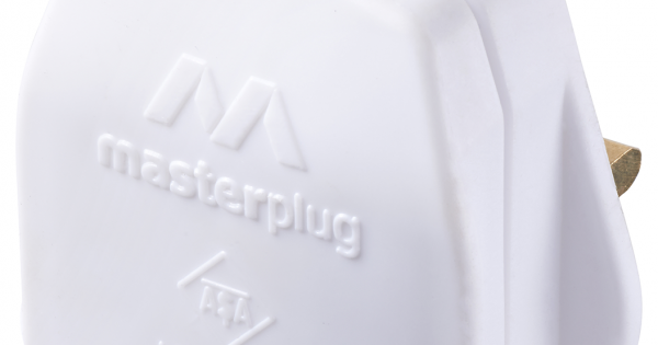 Masterplug 13A Rewireable 3 Pin Plug White