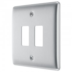 BG R82 Frontplate 2G White