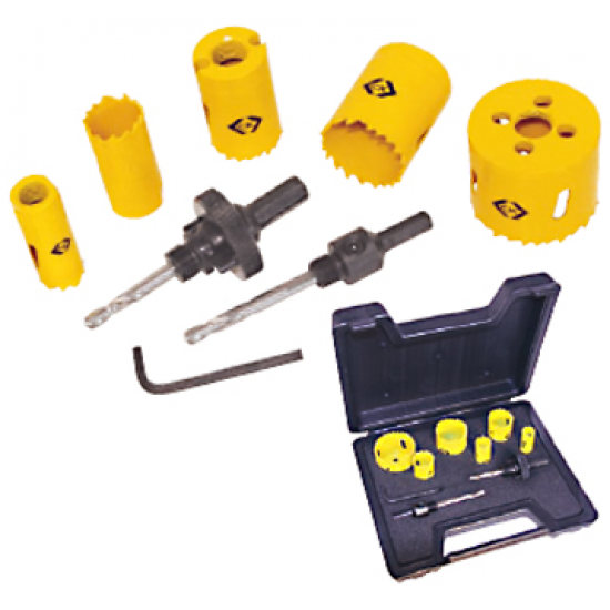 C.K Hole Saw Kit For Electricians 9 Piece