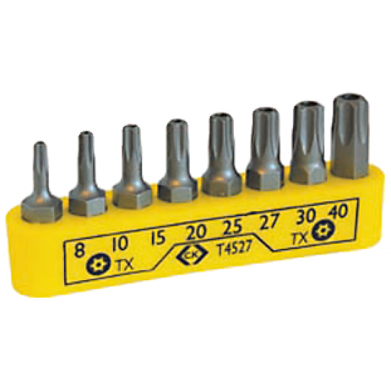 C.K Bit Clip Tamperproof TX Set of 8