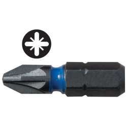 C.K Blue Steel Impact Screwdriver Bit 25mm PZ2