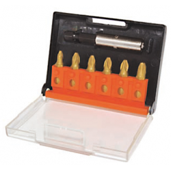 C.K Screwdriver 6 in 1 Bit Set TIN PZD
