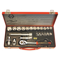 C.K Sure Drive 23 Piece Socket Set 3/8