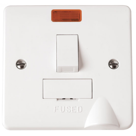Click 13A Switched Fused Spur Neon