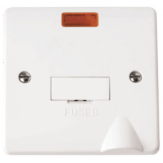 Click 13A UnSwitched Fused Spur Neon