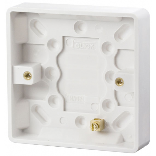 Click 1G 16mm Surface Pattress Bos