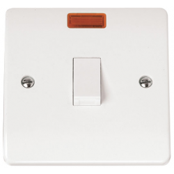 Click 1G 20A DP Switch w/o Flex Out Neon
