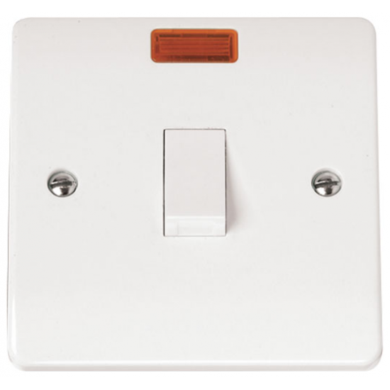 Click 1G 20A DP Switch w/o Flex Out Neon