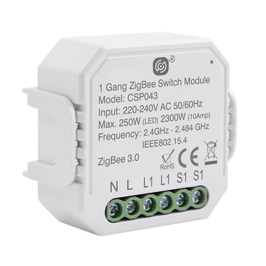 Click&reg; Smart+ 10A 1 Gang Smart Switching Receiver