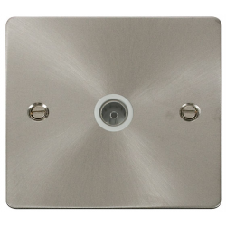 Click Br/Stl Flat Plate 1G TV Whi