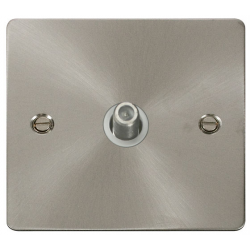 Click Br/Stl Flat Plate 1G Sat Whi