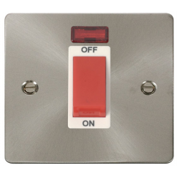 Click Br/Stl Flat Plate 45A DP Neon Whi