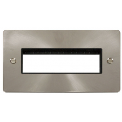 Click Br/Stl Flat Plate 2G Plate 6 Mod Blk