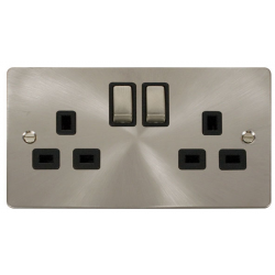 Click Br/Stl Flat Plate 2G Skt Black Ingot