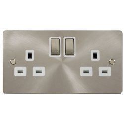 Click Br/Stl Flat Plate 2G Skt Whi