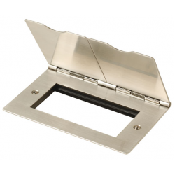 Click 2G Quad Aperture Floor Socket