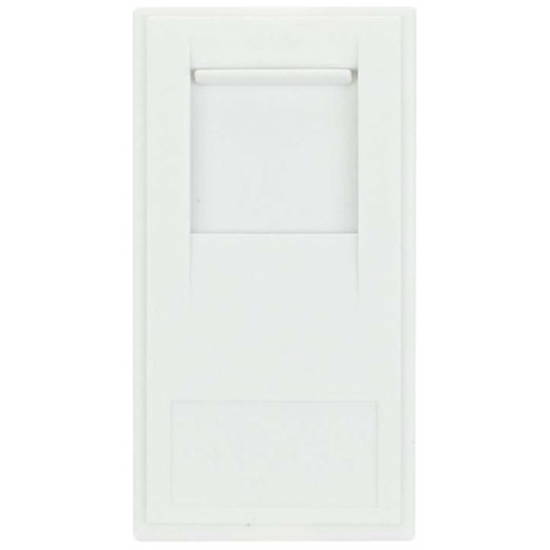 Click Rj45 Cat 6 Outlet White