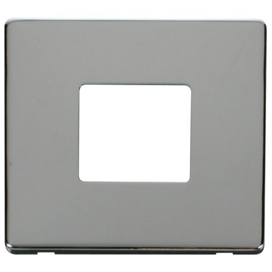 1G PLATE TWIN APERT. PLATE  - CHROME