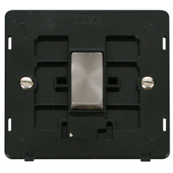 BS ING 10AX 1G 2 WAY SW INSERT - BLACK
