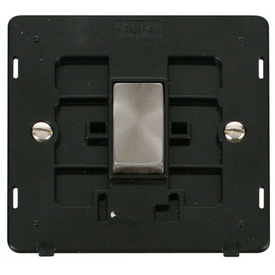 BS ING 10AX 1G 2 WAY SW INSERT - BLACK