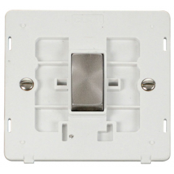 BS ING 10AX 1G 2 WAY SW INSERT - WHITE