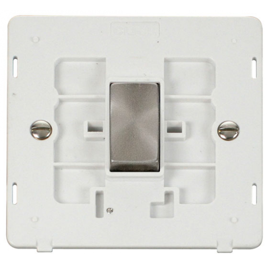 BS ING 10AX 1G 2 WAY SW INSERT - WHITE