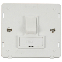 13A FCU SW INSERT - WHITE