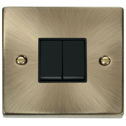 Click Ant/Bra 2G 2W Switch Blk