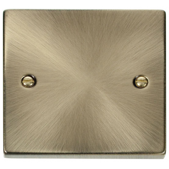 Click Ant-Brass 1G Blank Plate