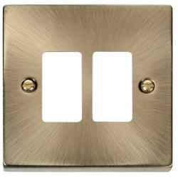 Click Gridpro 1G 2Mod Plate Ant/Bra