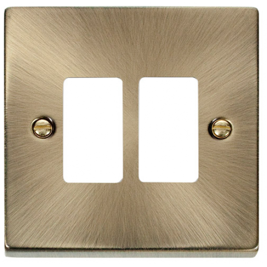 Click Gridpro 1G 2Mod Plate Ant/Bra