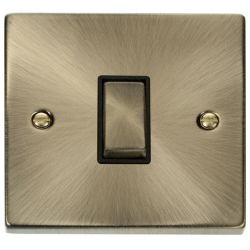 Click Ant/Br 1G 2W Switch Matching Blk