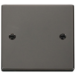 Click Black Nickel Blank Plate