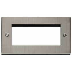 Click Stainless Steel 4 Mod Media Plate