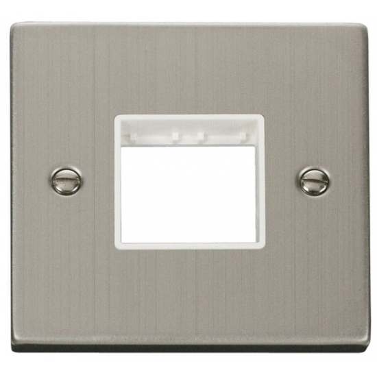 Click Br/Chrome 2mod Plate Whi Inserts