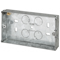 Click 2G 25mm Flush Box
