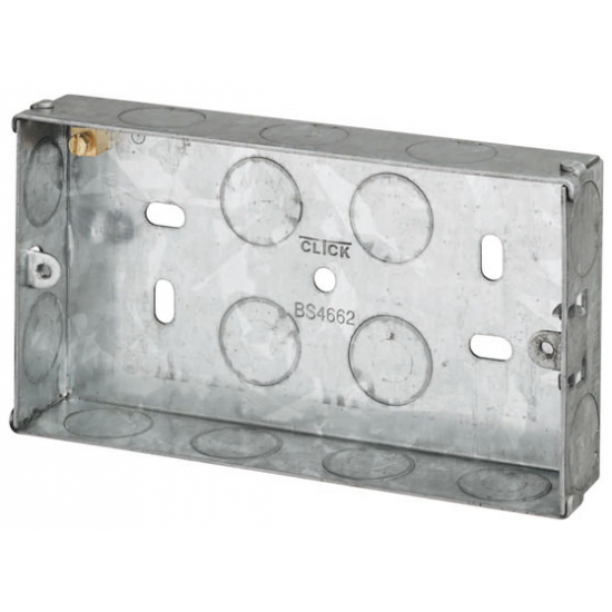 Click 2G 25mm Flush Box