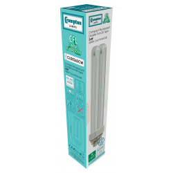 CFL Double Turn DE Type • Dimmable • 26W • 4000K • G24q-3 4-Pin