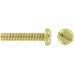 M4x12 Brass Pan Head Screws (100)