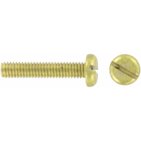 M4x16 Brass Pan Head Screws (100)